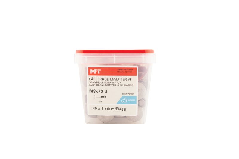 721103 Låseskrue m_mutter VF DIN603-555 (b) 721103 Låseskrue m_mutter VF DIN603-555 (b)