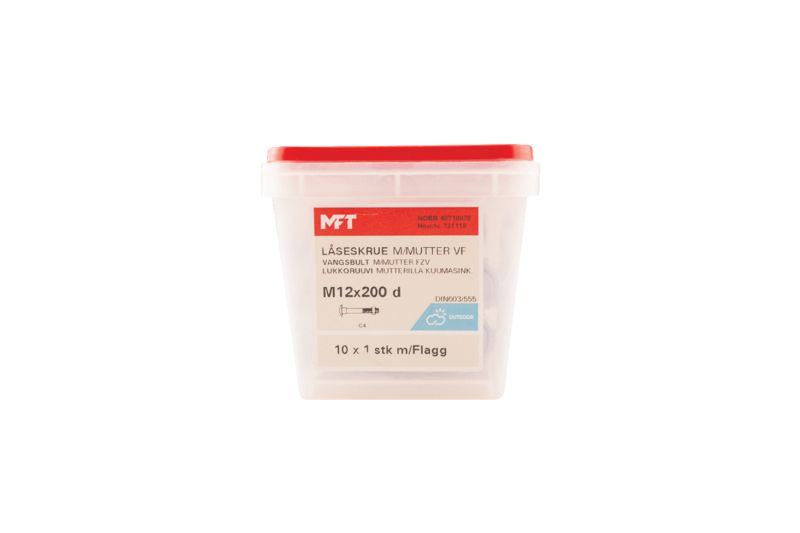 721119 Låseskrue m_mutter VF DIN603-555 (b) 721119 Låseskrue m_mutter VF DIN603-555 (b)