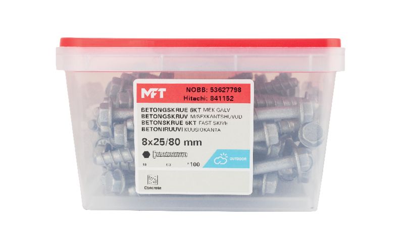 841152 - Betongskrue 6KT (b) 841152 - Betongskrue 6KT (b)