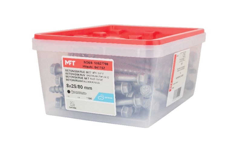 841152 - Betongskrue 6KT (c) 841152 - Betongskrue 6KT (c)