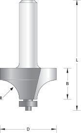 66754101 - Avrundingsfres (a) 66754101 - Avrundingsfres (a)